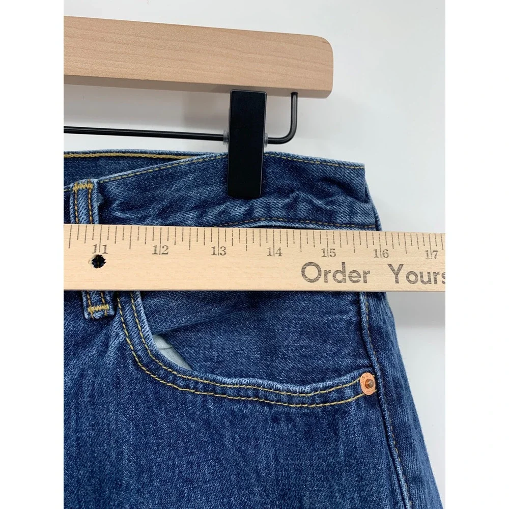 Vintage Levis 501 Jeans Mens 32x34 Blue Straight Leg Button Fly 90s Denim